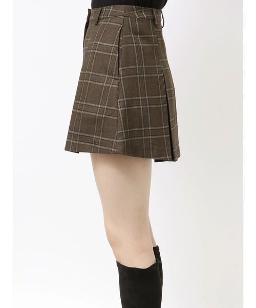 EMODA（エモダ）の「プリーツミニスカート（スカート・レディース・グレー/ブラック/ブラウン・MEDIUM/SMALL）」の12枚目の写真