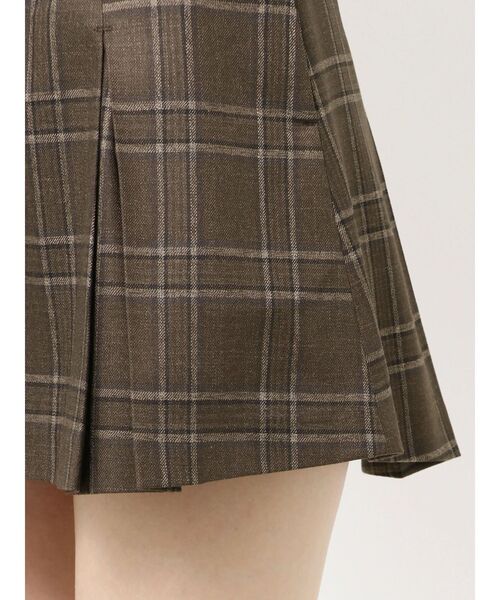 EMODA（エモダ）の「プリーツミニスカート（スカート・レディース・グレー/ブラック/ブラウン・MEDIUM/SMALL）」の15枚目の写真