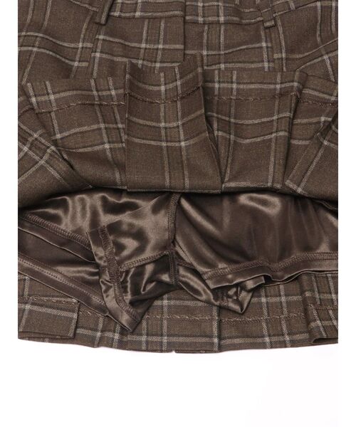 EMODA(エモダ)の「プリーツミニスカート(スカート・レディース・グレー/ブラック/ブラウン・MEDIUM/SMALL)」の18枚目の写真