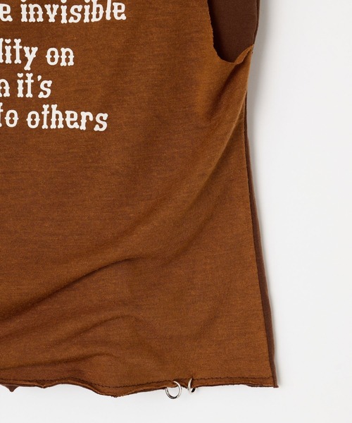 BONE PRINT LAYERED LOGO TEE（Tシャツ/カットソー）｜BEEDEN