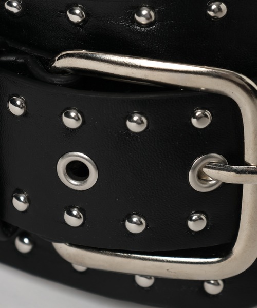 3.3 Field Trip (3.3フィールドトリップ)の「3.3 Field Trip/スタッズツキBIGベルト(ベルト・レディース・ブラック/レオパード/ブラウン・ONE SIZE)」の10枚目の写真