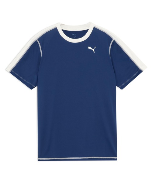 PUMA（プーマ）の「PUMA プーマ ユニセックス ランニング RF 半袖 Tシャツ RF TEE U（Tシャツ/カットソー・メンズ・ブルー/オフホワイト/ブロンズ・LARGE/X-LARGE/SMALL/MEDIUM/XX-LARGE）」の2枚目の写真