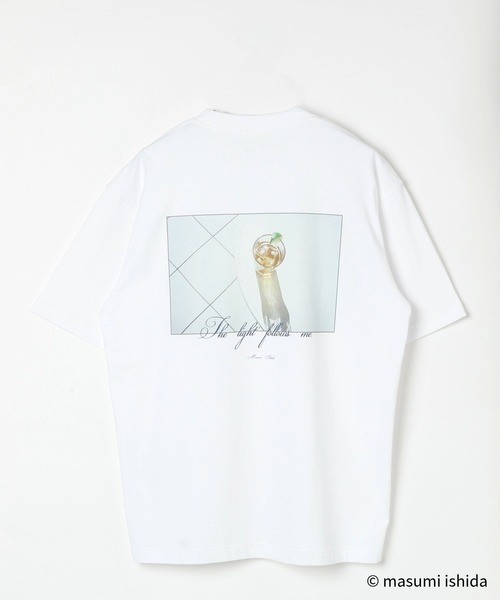 GLOBAL WORK(グローバルワーク)の「※石田真澄/フォトTシャツ/半袖/494906(Tシャツ/カットソー・メンズ・ネイビー/ホワイト系その他2/チャコールグレー/サックスブルー/ピンク系その他/ホワイト系その他3/ホワイト系その他/ホワイト系その他4・MEDIUM/LARGE/SMALL/X-LARGE)」の13枚目の写真