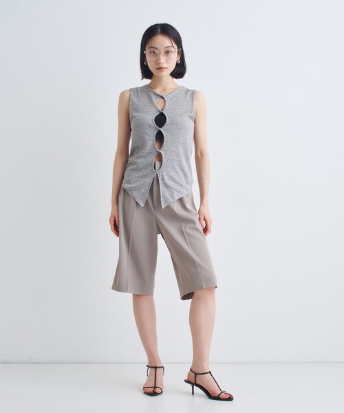 CODE A(コードエー)の「Urban Tailor shorts(その他パンツ・レディース・ブラック/グレー・36/38)」の6枚目の写真