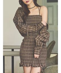 EATME | ブラウスシャーリングワンピセット(ワンピース)