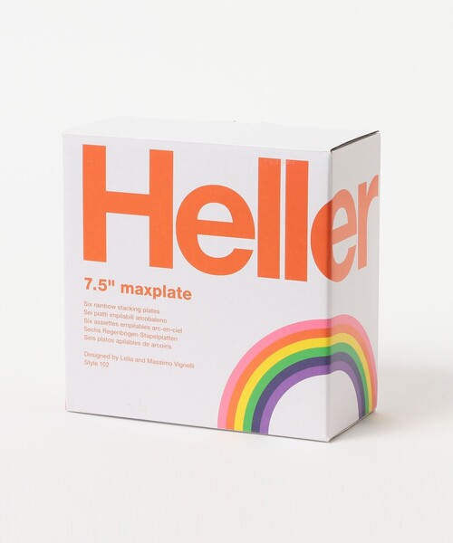 bpr BEAMS（ビーピーアール ビームス ）の「Heller / レインボー スタッキングプレート(S) 6点セット（食器・レディース・その他・ONE SIZE）」の6枚目の写真