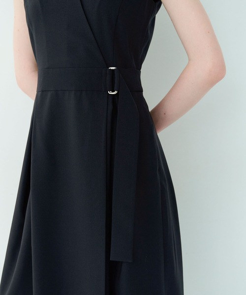 セール】カシュクールタックワンピース【DRY COMFORTABLE