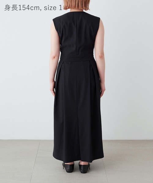 セール】カシュクールタックワンピース【DRY COMFORTABLE