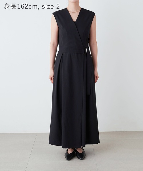 ADORE カシュクールワンピース ドレス M ダークグリーン ドレープタック ADORE カシュクールワンピース ドレス M ダークグリーン