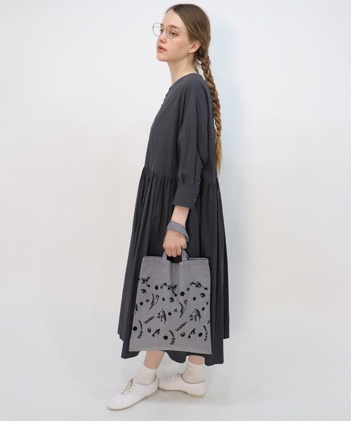 haupia（ハウピア）の「tulip dance【トートバッグ】（トートバッグ・レディース・ブルー/ブラック/グリーン・FREE）」の7枚目の写真