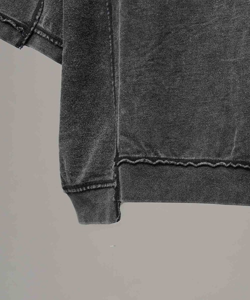 MAISON SPECIAL（メゾンスペシャル）の「《UNISEX》Chemical Over-Dyed Inside-Out Prime-Over Crew Neck T-Shirt/ケミカルオーバーダイインサイドアウトプライムオーバークルーネックTシャツ【MAISON SPECIAL/メゾンスペシャル】（Tシャツ/カットソー・メンズ・ホワイト/グレー・2/1/0）」の14枚目の写真