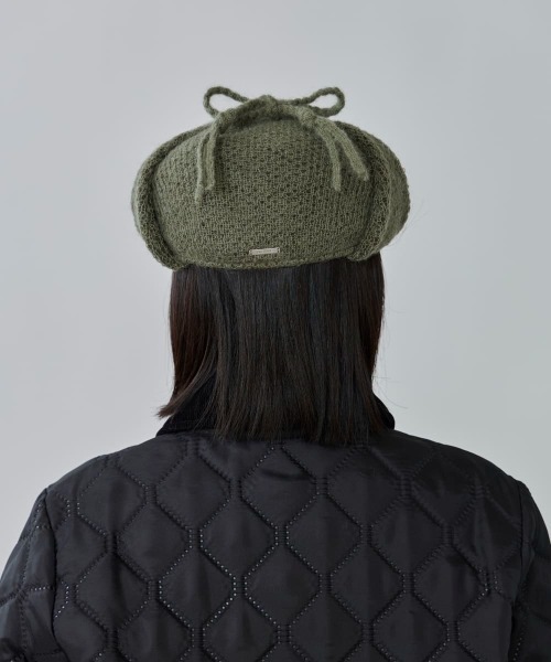 OVERRIDE（オーバーライド）の「OVERRIDE  THERMO SOFT EARFLAP HUNTING / オーバーライド（ハンチング/ベレー帽・レディース・ブラック/オリーブ/ブルー・58cm）」の18枚目の写真