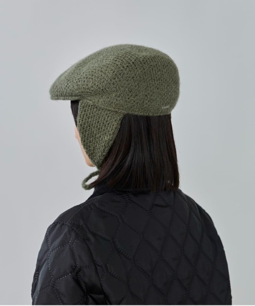 OVERRIDE（オーバーライド）の「OVERRIDE  THERMO SOFT EARFLAP HUNTING / オーバーライド（ハンチング/ベレー帽・レディース・ブラック/オリーブ/ブルー・58cm）」の20枚目の写真