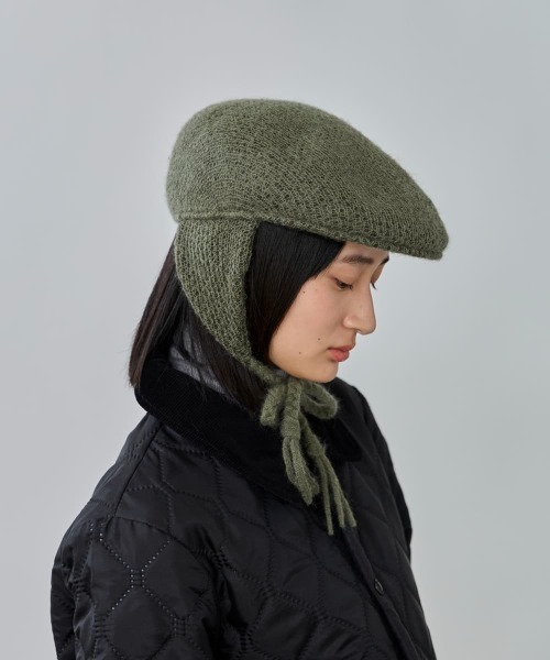 OVERRIDE（オーバーライド）の「OVERRIDE  THERMO SOFT EARFLAP HUNTING / オーバーライド（ハンチング/ベレー帽・レディース・ブラック/オリーブ/ブルー・58cm）」の21枚目の写真