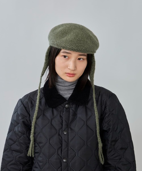OVERRIDE（オーバーライド）の「OVERRIDE  THERMO SOFT EARFLAP HUNTING / オーバーライド（ハンチング/ベレー帽・レディース・ブラック/オリーブ/ブルー・58cm）」の22枚目の写真