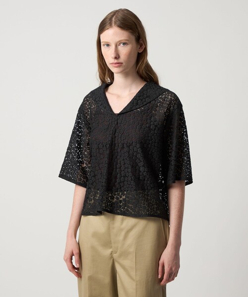 Steven Alan＞レース セーラーカラー ブラウス（シャツ/ブラウス