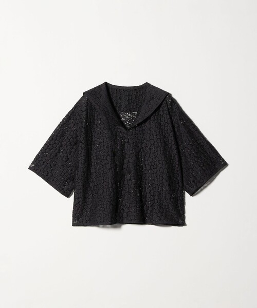 Steven Alan(スティーブンアラン)の「<Steven Alan>レース セーラーカラー ブラウス(シャツ/ブラウス・レディース・ブラック/オフホワイト・FREE)」の11枚目の写真