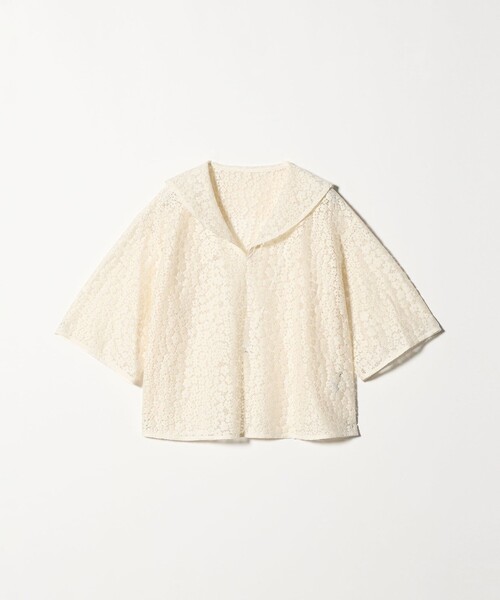 Steven Alan(スティーブンアラン)の「<Steven Alan>レース セーラーカラー ブラウス(シャツ/ブラウス・レディース・ブラック/オフホワイト・FREE)」の16枚目の写真