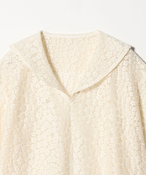 Steven Alan(スティーブンアラン)の「<Steven Alan>レース セーラーカラー ブラウス(シャツ/ブラウス・レディース・ブラック/オフホワイト・FREE)」の18枚目の写真