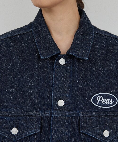 GALLARDAGALANTE（ガリャルダガランテ）の「【PEAS】オーバーGジャン（デニムジャケット・レディース・ブルー系その他/ネイビー・FREE）」の11枚目の写真