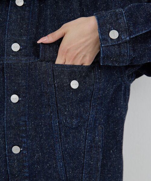 GALLARDAGALANTE（ガリャルダガランテ）の「【PEAS】オーバーGジャン（デニムジャケット・レディース・ブルー系その他/ネイビー・FREE）」の17枚目の写真