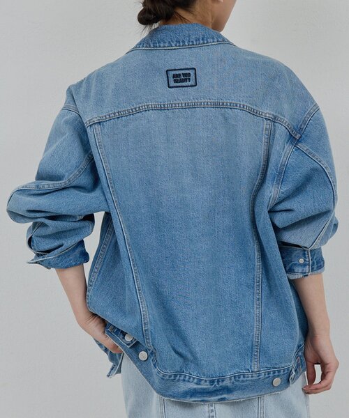 GALLARDAGALANTE（ガリャルダガランテ）の「【PEAS】オーバーGジャン（デニムジャケット・レディース・ブルー系その他/ネイビー・FREE）」の20枚目の写真