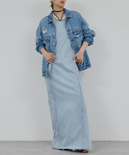 GALLARDAGALANTE（ガリャルダガランテ）の「【PEAS】オーバーGジャン（デニムジャケット・レディース・ブルー系その他/ネイビー・FREE）」の22枚目の写真