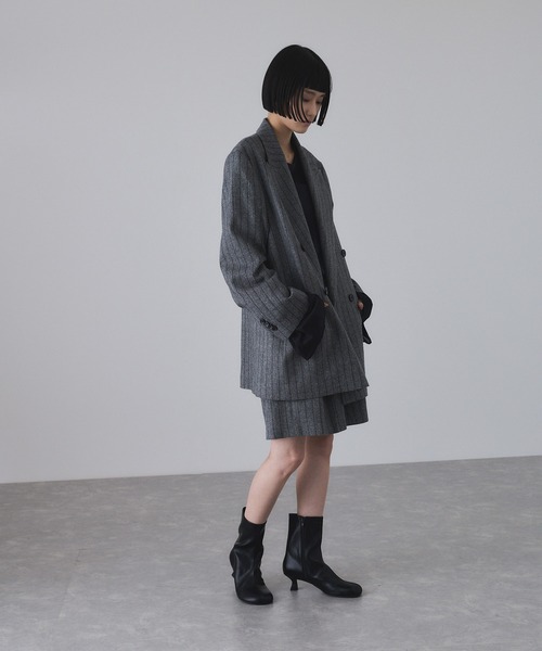 ADAM ET ROPE'（アダムエロペ）の「ラウンドブーツ（ブーツ・レディース・ダークブラウン/ブラック・23/24.5/24/23.5）」の4枚目の写真