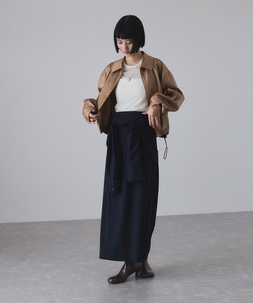 ADAM ET ROPE'（アダムエロペ）の「ラウンドブーツ（ブーツ・レディース・ダークブラウン/ブラック・23/24.5/24/23.5）」の5枚目の写真