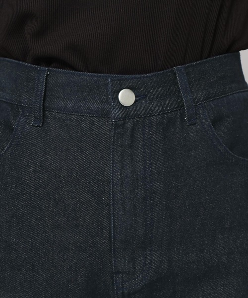 HARE（ハレ）の「サイドレースキリカエデニムパンツ(HARE)（デニムパンツ・レディース・ネイビー/ブラック・FREE）」の18枚目の写真