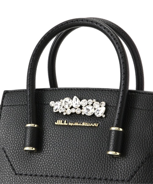 JILLSTUART ビジューロイヤルトート ブラック JILL STUART あすつく ジルバイジルスチュアート jill by