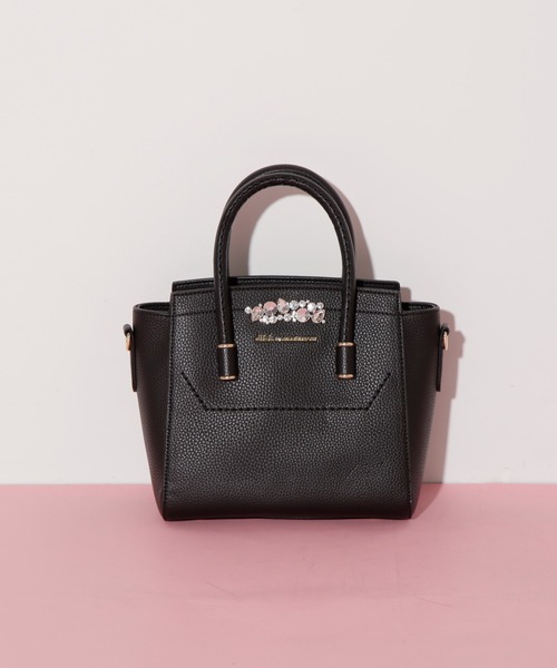 JILLSTUART ビジューロイヤルトート ブラック JILL STUART あすつく ジルバイジルスチュアート jill by