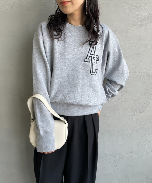 【極美品✨】 AMERICANA/アメリカーナ CREW NECK SWEAT Americana BRF-736A/2 クロップド カットオフ スウェット color