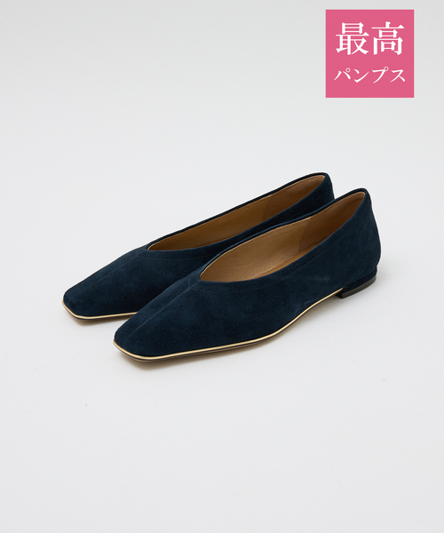 PICHE ABAHOUSE（ピシェ アバハウス）の「【最高パンプス/1㎝ヒール】美脚×快適 パンプス（パンプス・レディース・ネイビー/オレンジ/キャメル/ブラック・39/38/37/36/35）」の3枚目の写真