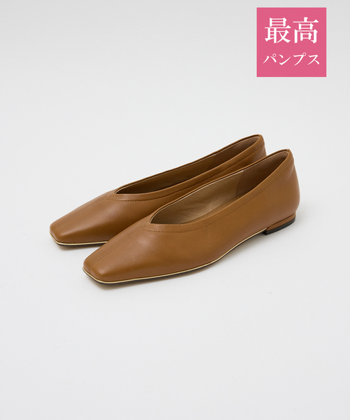 PICHE ABAHOUSE（ピシェ アバハウス）の「【最高パンプス/1㎝ヒール】美脚×快適 パンプス（パンプス・レディース・ネイビー/オレンジ/キャメル/ブラック・39/38/37/36/35）」の4枚目の写真