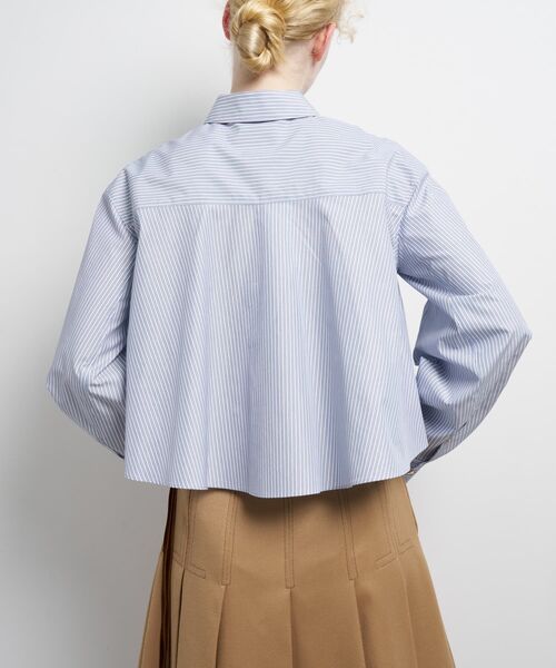 セール】クロップドフレアシャツ（シャツ/ブラウス）｜LANVIN en Bleu