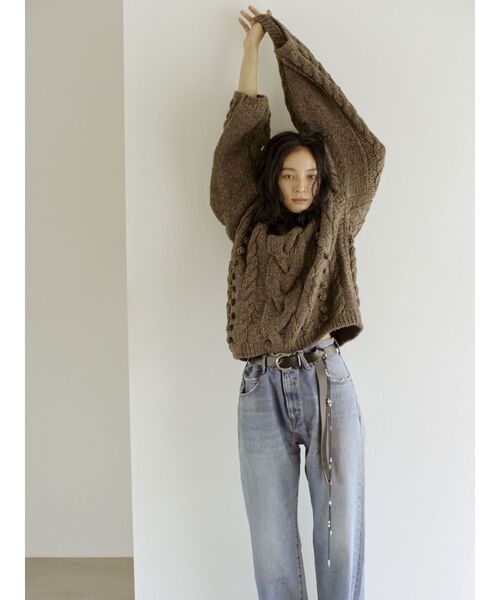 Ungrid（アングリッド）の「ヴィンテージルーズストレートデニム（デニムパンツ・レディース・ブルー・26inch/25inch/24inch/34inch/32inch）」の6枚目の写真