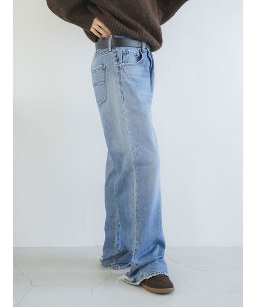 Ungrid（アングリッド）の「ヴィンテージルーズストレートデニム（デニムパンツ・レディース・ブルー・26inch/25inch/24inch/34inch/32inch）」の8枚目の写真