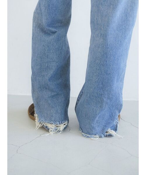 Ungrid（アングリッド）の「ヴィンテージルーズストレートデニム（デニムパンツ・レディース・ブルー・26inch/25inch/24inch/34inch/32inch）」の11枚目の写真