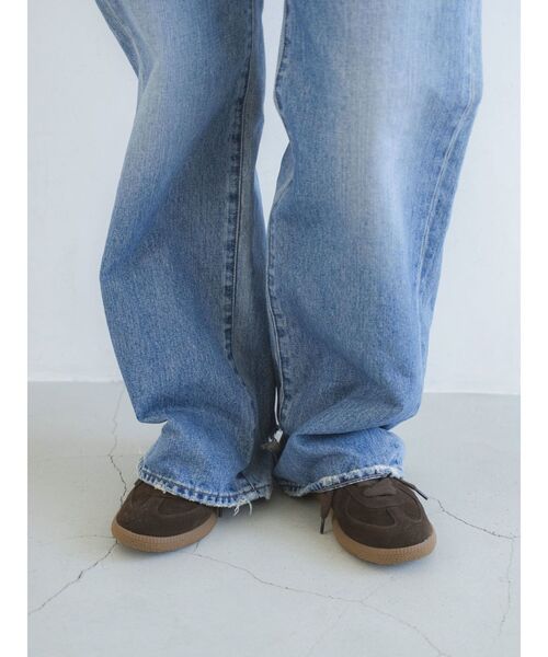 Ungrid（アングリッド）の「ヴィンテージルーズストレートデニム（デニムパンツ・レディース・ブルー・26inch/25inch/24inch/34inch/32inch）」の12枚目の写真