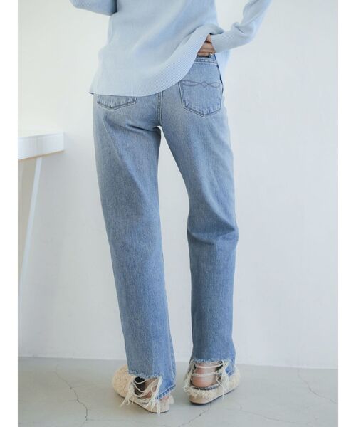 Ungrid（アングリッド）の「ヴィンテージルーズストレートデニム（デニムパンツ・レディース・ブルー・26inch/25inch/24inch/34inch/32inch）」の16枚目の写真