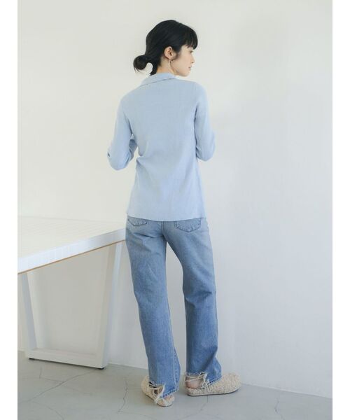 Ungrid（アングリッド）の「ヴィンテージルーズストレートデニム（デニムパンツ・レディース・ブルー・26inch/25inch/24inch/34inch/32inch）」の18枚目の写真