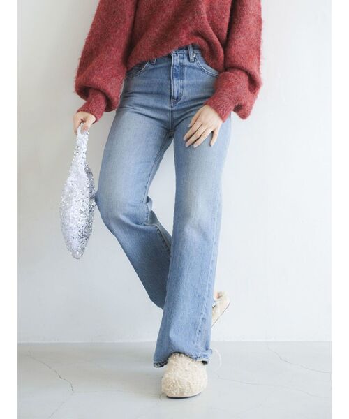 Ungrid（アングリッド）の「ヴィンテージルーズストレートデニム（デニムパンツ・レディース・ブルー・26inch/25inch/24inch/34inch/32inch）」の22枚目の写真