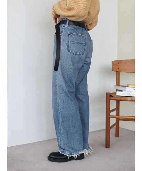 新作　アングリッド　ヴィンテージルーズストレートデニム　26インチ ヴィンテージルーズストレートデニム（デニムパンツ）｜Ungrid（アン