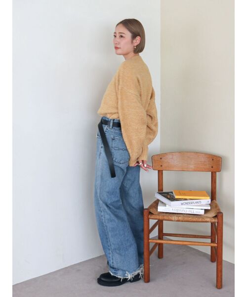 新作　アングリッド　ヴィンテージルーズストレートデニム　26インチ Ungrid（アングリッド） ジーンズ デニム デニムパンツ ヴィンテージ