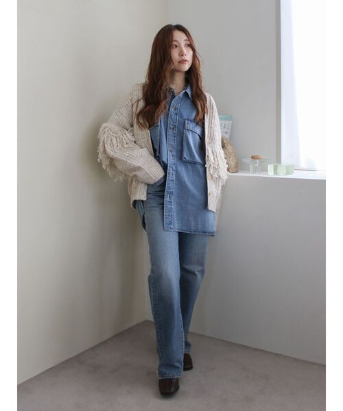 新作　アングリッド　ヴィンテージルーズストレートデニム　26インチ ヴィンテージルーズストレートデニム（デニムパンツ）｜Ungrid（アン