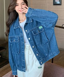 ゆるっと羽織れる旬顔デニムジャケット