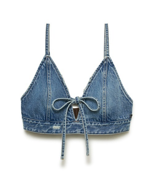 SORIN(ソリン )の「【SALE本日4/19販売終了】Ribbon Denim Bustier/リボンデニムビスチェ(ベスト・レディース・インディゴブルー/チャコールグレー・38)」の5枚目の写真