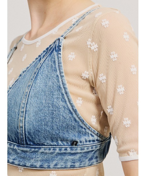 SORIN(ソリン )の「【SALE本日4/19販売終了】Ribbon Denim Bustier/リボンデニムビスチェ(ベスト・レディース・インディゴブルー/チャコールグレー・38)」の7枚目の写真