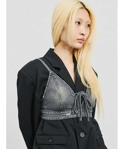 SORIN(ソリン )の「【SALE本日4/19販売終了】Ribbon Denim Bustier/リボンデニムビスチェ(ベスト・レディース・インディゴブルー/チャコールグレー・38)」の21枚目の写真